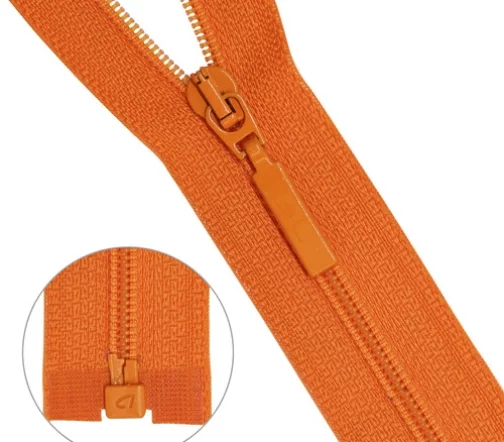 Молния ARTA "витая" разъем., 1 зам., Т6 - 85см (523 оранжевый), 253-85-523