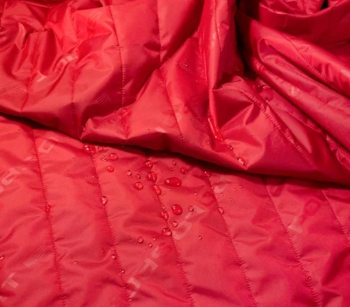 Мембранная курточная стеганая ткань на синтепоне Polo Sport, цвет красный/синий, 6112210-2
