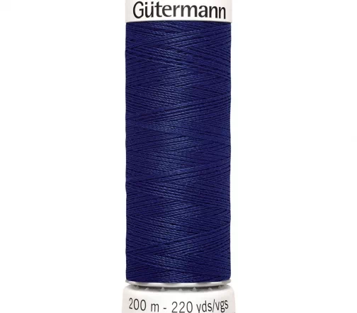 Нить Sew All для всех материалов, 200м, 100% п/э, цвет 309 чернильный, Gutermann 748277