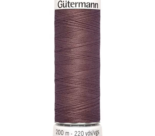 Нить Sew All для всех материалов, 200м, 100% п/э, цвет 428 какао, Gutermann 748277