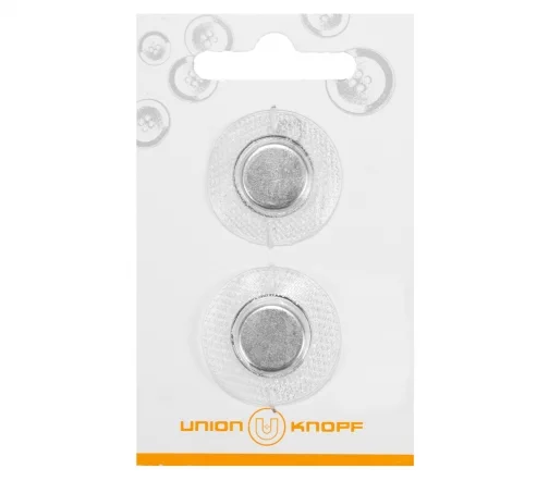 Застежка магнитная пришивная Union Knopf, круглая, металл, 2 шт., 89052