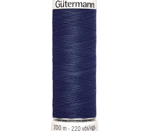Нить Sew All для всех материалов, 200м, 100% п/э, цвет 537 т.серо-синий джинс, Gutermann 748277