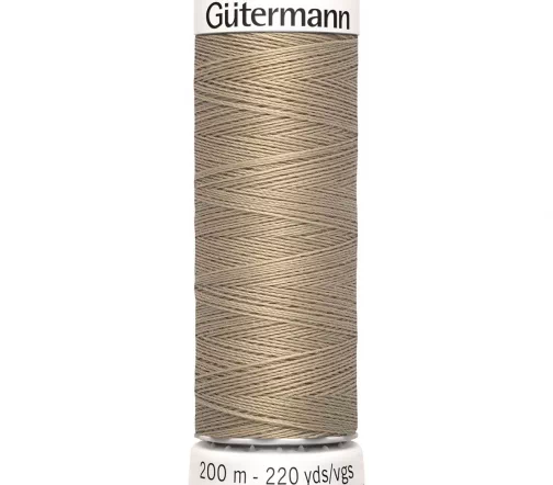Нить Sew All для всех материалов, 200м, 100% п/э, цвет 464 песочный, Gutermann 748277