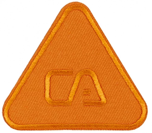 Термоаппликация HKM "Треугольник", 5,5 х 4,7 см, цвет оранжевый