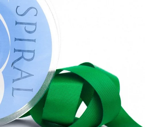 Лента репсовая Safisa 25 мм, цвет 25 зеленый