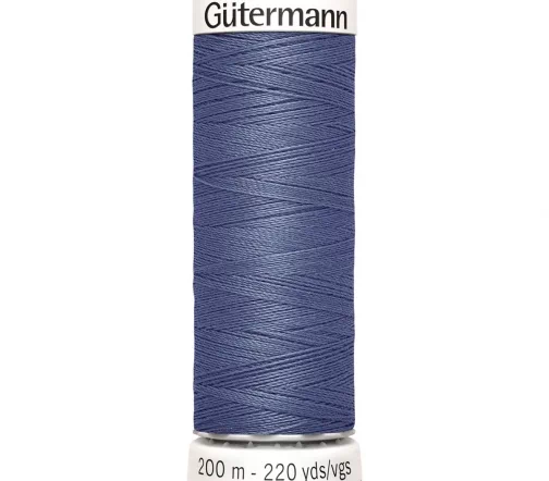 Нить Sew All для всех материалов, 200м, 100% п/э, цвет 521 серо-джинсовый, Gutermann 748277