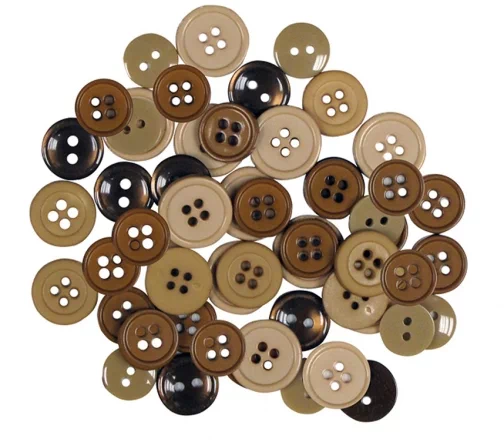 Пуговицы, Favorite Findings "Натура" 12-15 мм, 130 шт