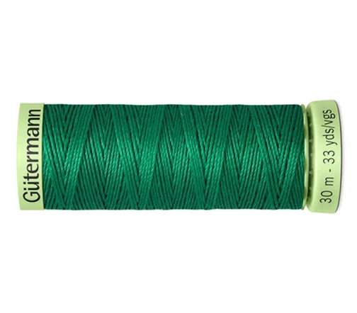 Нить Top Stitch для отстрочки, 30м, 100% п/э, цвет 402 изумрудно-зеленый, Gutermann 744506