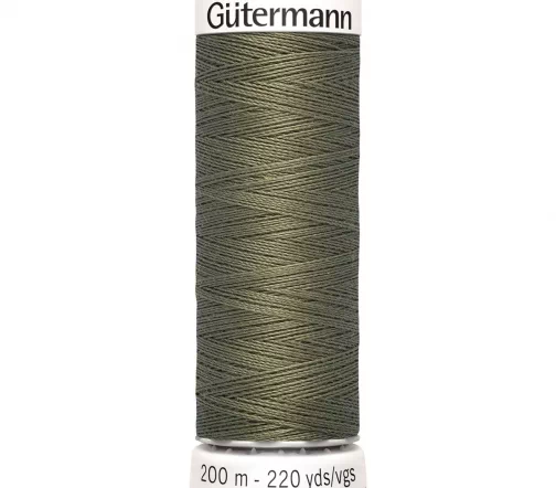 Нить Sew All для всех материалов, 200м, 100% п/э, цвет 825 золотисто-оливковый, Gutermann 748277