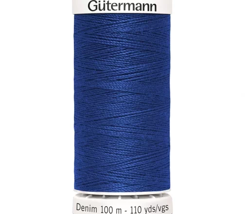 Нить Denim для джинсовой ткани, 100м, 100% п/э, цвет 6756, Gutermann 700160