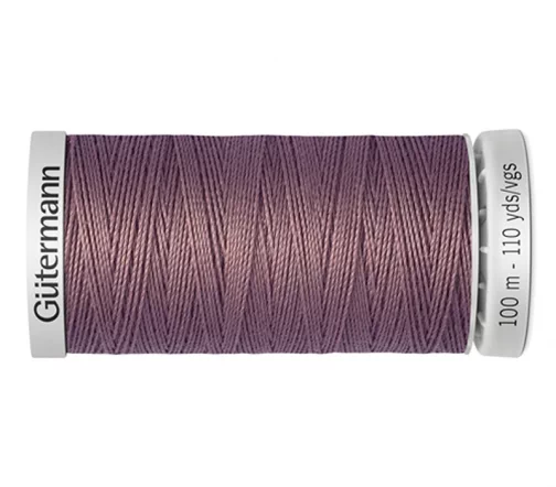 Нить Extra Strong суперкрепкая, 100м, 100% п/э, цвет 052 старая роза, Gutermann 724033