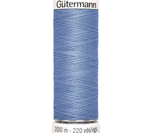 Нить Sew All для всех материалов, 200м, 100% п/э, цвет 074 сиренево-джинсовый, Gutermann 748277