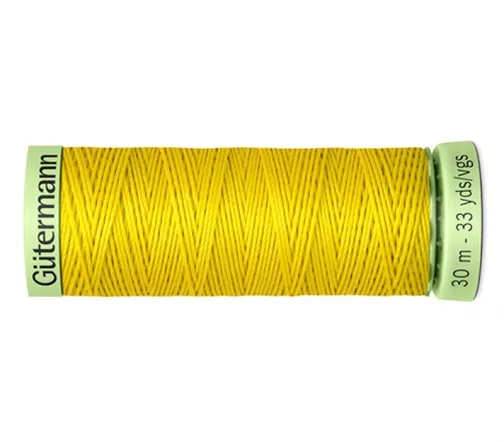 Нить Top Stitch для отстрочки, 30м, 100% п/э, цвет 177 ярко-желтый, Gutermann 744506