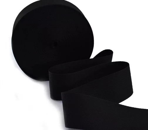 Тесьма киперная PEGA цвет черный, 50 мм