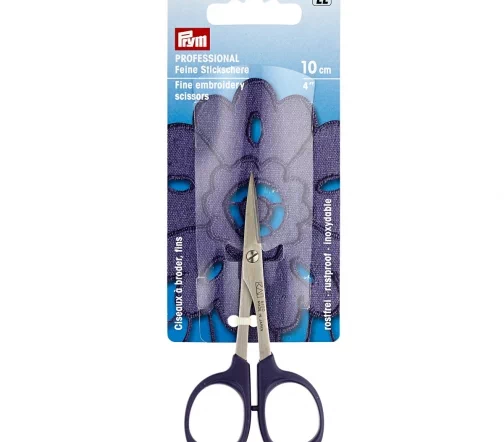 611514 Ножницы для вышивки, тонкие, со стандартными ручками, 10 см, Prym