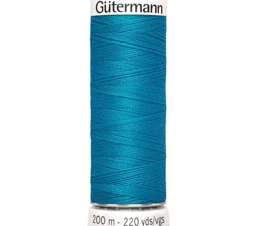 Нить Sew All для всех материалов, 200м, 100% п/э, цвет 761 св.бирюза, Gutermann 748277