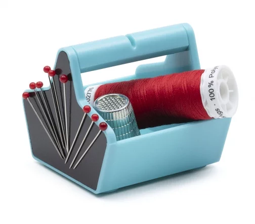 610490 Мини ящичек с резачком и магнитом, пластик/металл, 50х57х50 мм, Prym