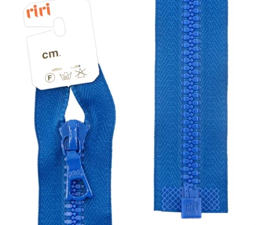Молния Riri трактор разъёмная, 1 замок, 6мм, 55см, цвет 2641, синий