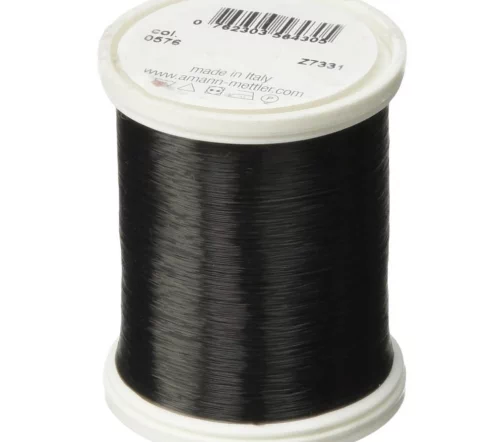 Мононить прозрачная Mettler Transfil, 1000 м, 100% п/а, цвет 0576 графит, Amann Group 0414