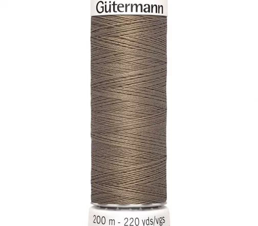 Нить Sew All для всех материалов, 200м, 100% п/э, цвет 160 кофейно-бежевый, Gutermann 748277