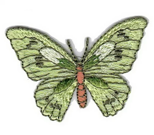 Термоаппликация "Бабочка зеленая", 3,8 х 5,5 см, арт. 569755.D