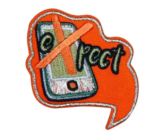 Термоаппликация HKM "eXpect", 5,8 х 6 см, цвет оранжевый, 38910