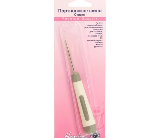 271.ST Портновское шило, с мягкой ручкой, металл/пластик, Hemline