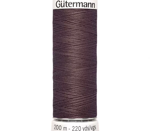 Нить Sew All для всех материалов, 200м, 100% п/э, цвет 423 корица, Gutermann 748277