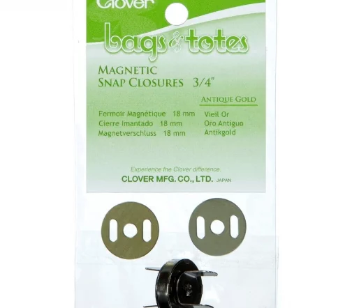 6244 Кнопки для сумок 18 мм. золото Clover