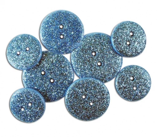 Пуговицы, "Glitter Buttons", 7 шт, арт. 550001461