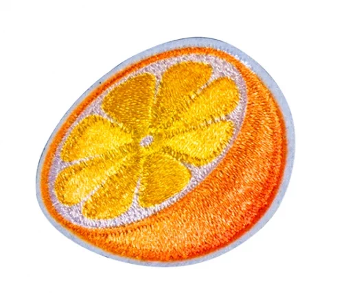 Термонаклейка HKM "Половина апельсина", 3,2 х 2,9 см