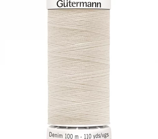 Нить Denim для джинсовой ткани, 100м, 100% п/э, цвет 3130, Gutermann 700160