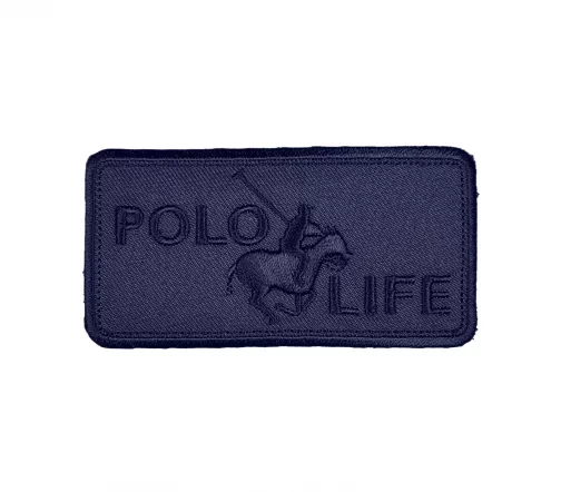 Термоаппликация "Polo Life", 4,5 х 8,8 см, темно-синий, арт. 569363.B