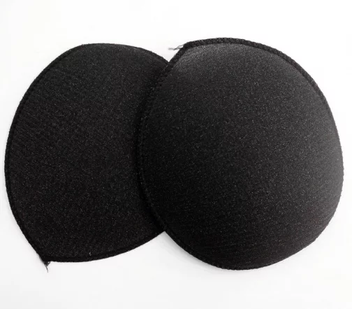 Плечевые накладки реглан HKM, 120x130х9 мм, черные, 1 пара, арт. 10062SB