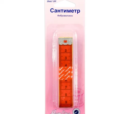 266 Сантиметр с цветными секциями с градацией в дюймах и сантиметрах 150см/60" 20мм, Hemline