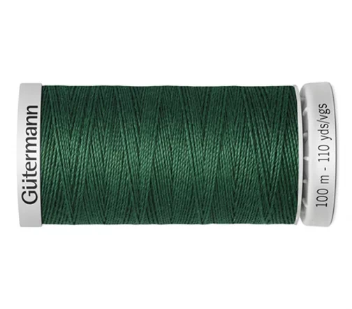 Нить Extra Strong суперкрепкая, 100м, 100% п/э, цвет 340 зеленый трилистник, Gutermann 724033