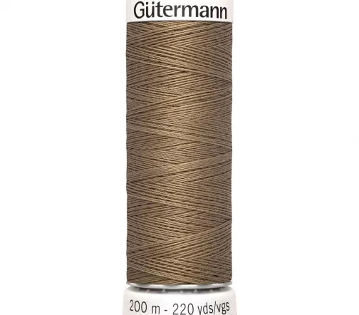 Нить Sew All для всех материалов, 200м, 100% п/э, цвет 850 зеленовато-бежевый, Gutermann 748277