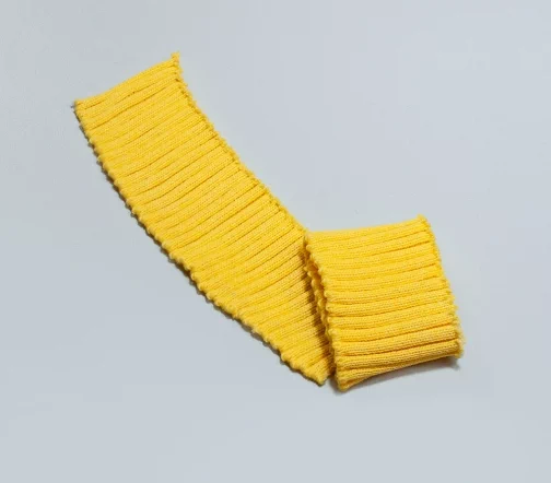 Манжеты трикотаж, цвет желтый