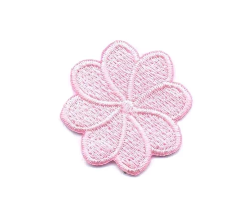 Термоаппликация Marbet "Цветок восьмилистник", 3 х 3 см, розовый, 569205.Q