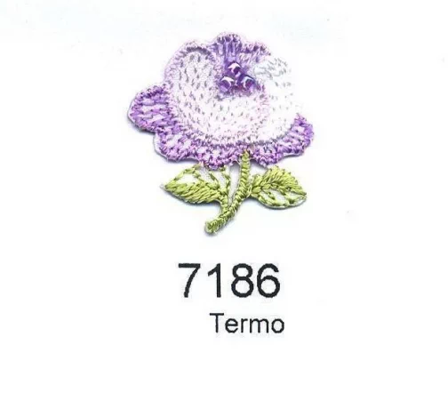Термоаппликации "Цветочки с бисером", 2,2 x 2,2 см, 12 шт., арт. 567186