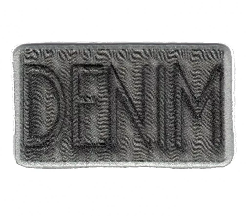 Термоаппликация Marbet "Denim", 7,4 х 4 см, серо-коричневый, 565236.A