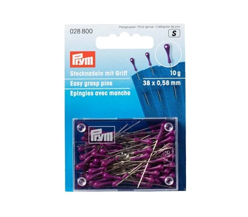 028800 Булавки с грушевидными головками, 38х0,58 мм, 10г, Prym