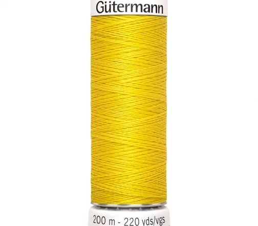 Нить Sew All для всех материалов, 200м, 100% п/э, цвет 177 ярко-желтый, Gutermann 748277