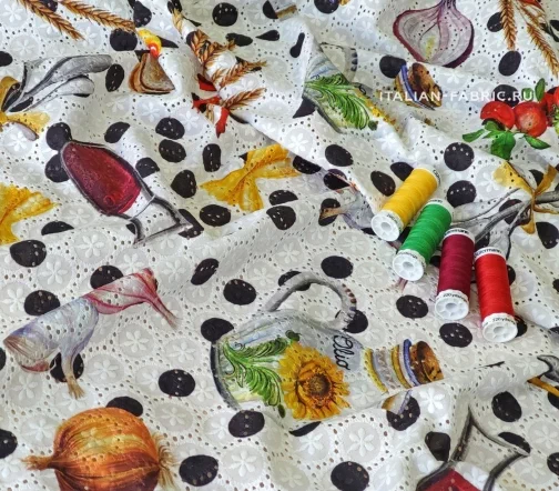 Шитье хлопковое "Все к столу", 00865