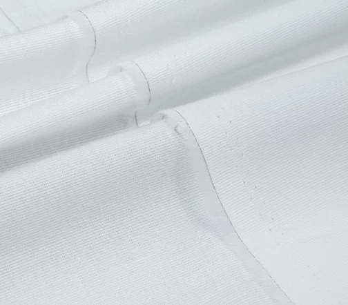 Репс хлопковый, цвет белый, 00809-2