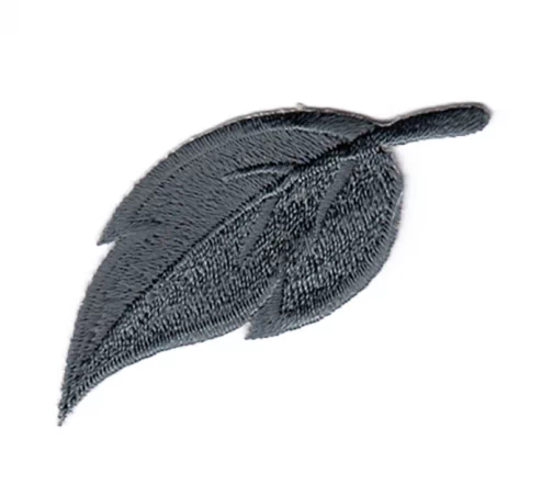 Термоаппликация Marbet "Лист", 3,5 х 1,5 см, серый, 565109.D