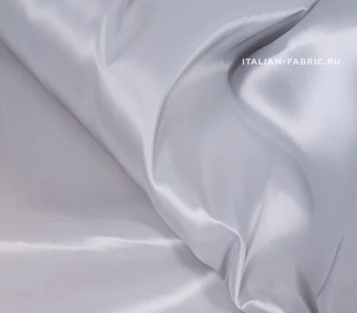 Подкладочная ткань стрейч, цвет серый жемчужный, 1062063