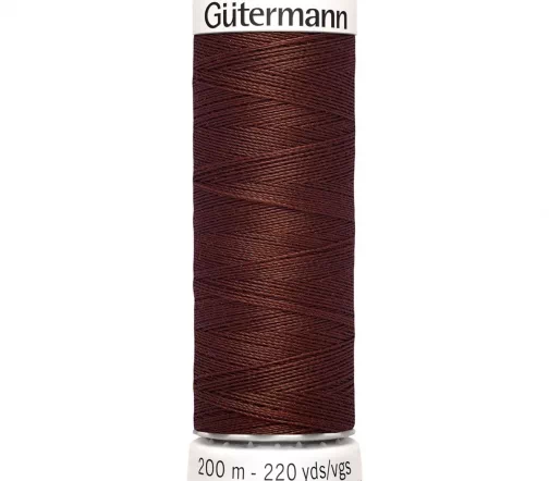 Нить Sew All для всех материалов, 200м, 100% п/э, цвет 230 трюфельный, Gutermann 748277