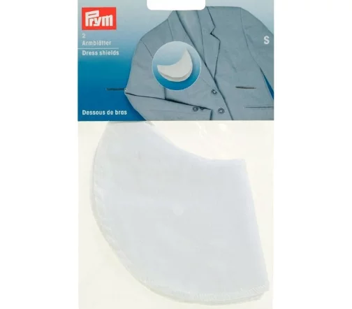 994180 Подмышечники, размер S, 100% хлопок, 2шт, белый, Prym