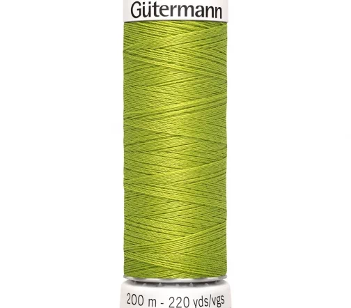 Нить Sew All для всех материалов, 200м, 100% п/э, цвет 616 люминесцентный лайм, Gutermann 748277